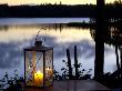 A Lantern By A Still Lake At Dusk by Berndt-Joel Gunnarsson Limited Edition Print