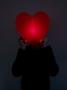 Close-Up Of A Person Holding A Heart Shape Object In Front Of His Face by Jan Nordstrom Limited Edition Print