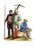 Three Medieval English Soldiers In The Reign Of Henry Iii by Gustave Dore Limited Edition Print