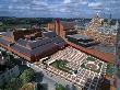 The New British Library, King's Cross, London, Aerial View Showing Courtyard And St Pancras Station by Richard Turpin Limited Edition Print