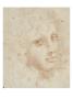 Tete De Jeune Homme Aux Cheveux Boucles, De Trois Quarts Vers La Droite by Leonard De Vinci Limited Edition Print