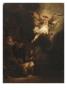 L'ange Raphael Quittant Tobie by Eugene Delacroix Limited Edition Print