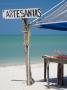 Beach Sign, Celestun, Mexico by Julie Eggers Limited Edition Pricing Art Print