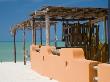 Outdoor Restaurant Beach Scene, Celestun, Yucatan, Mexico by Julie Eggers Limited Edition Print