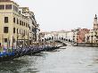 Gondolas Along The Grand Canal, Venice, Italy by Dennis Flaherty Limited Edition Print