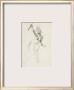 Femme Ã€ Demi-Nue Brandissant Un Bã¢Ton ; Etude Pour La Libertã© Guidant Le Peuple ; 1830 by Eugene Delacroix Limited Edition Print