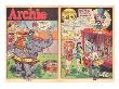 Archie Comics Retro: Archie Comic Spread Circus Serenade  (Aged) by Harry Sahle Limited Edition Print