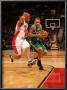 Boston Celtics V Toronto Raptors: Delonte West And Leandro Barbosa by Ron Turenne Limited Edition Print
