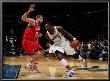 Philadelphia 76Ers V Washington Wizards: Andray Blatche And Spencer Hawes by Ned Dishman Limited Edition Print