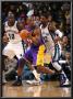 Los Angeles Lakers V Memphis Grizzlies: Kobe Bryant And O.J. Mayo by Joe Murphy Limited Edition Print