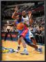 Detroit Pistons V Memphis Grizzlies: Will Bynum And Sam Young by Joe Murphy Limited Edition Pricing Art Print