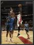 Washington Wizards V Toronto Raptors: Ed Davis, Kevin Seraphin And Trevor Booker by Ron Turenne Limited Edition Pricing Art Print