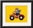 Bear On Motorcycle by Shelly Rasche Limited Edition Print