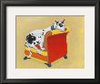 Great Dane On Orange by Carol Dillon Limited Edition Print