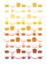 Orange Pots And Pans by Avalisa Limited Edition Pricing Art Print