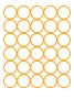 Orange Circles by Avalisa Limited Edition Print