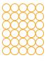 Orange Circles by Avalisa Limited Edition Print