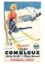 Teleski - Combloux by P. Ordner Limited Edition Print