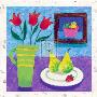 Red Tulips And Yellow Pears by Sophie Harding Limited Edition Pricing Art Print
