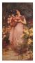 In A Garden Of Roses by Ford Madox Brown Limited Edition Print