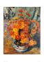 Vase With Yellow And Orange Flowers by A. Gauillaumin Limited Edition Print