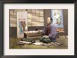 Portrait Of A Japanese Artist by Baron Von Raimund Stillfried Limited Edition Pricing Art Print
