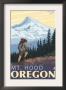 Timberline Lodge - Hiking Mt. Hood, Oregon, C.2009 by Lantern Press Limited Edition Pricing Art Print
