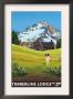 Timberline Lodge - Spring - Mt. Hood, Oregon, C.2009 by Lantern Press Limited Edition Pricing Art Print