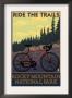 Rocky Mountain National Park, Co - Mountain Bike, C.2009 by Lantern Press Limited Edition Print