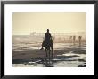 Person On Horse At Beach by Robert Ginn Limited Edition Pricing Art Print