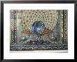 Glass Mosaic Peacock Dating From The Late 19Th Century, In City Palace, Udaipur, India by Richard Ashworth Limited Edition Print