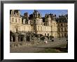 Horseshoe Staircase Dating From 1632-1634, Chateau Of Fontainebleau, Seine-Et-Marne by Nedra Westwater Limited Edition Print
