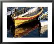 Colourful Boats Reflected In The Water Of The Harbour, Sete, Herault, Languedoc-Roussillon, France by Ruth Tomlinson Limited Edition Pricing Art Print