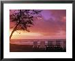 Beach Chairs, Kauai, Hawaii, Usa by Walter Bibikow Limited Edition Print