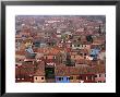 Burano Rooftops From The Belltower, Venice, Burano, Veneto, Italy by Roberto Gerometta Limited Edition Print