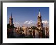 Arequipa Cathedral And Chachani Volcano by Karl Lehmann Limited Edition Print