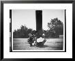 Children Holding Hands In A Circle As They Dance Around A Pole With Their Backs To It by Wallace G. Levison Limited Edition Print