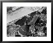 Aerial View Of The Beach, Tennis Courts And Pool Of The Coronado Hotel by Margaret Bourke-White Limited Edition Print