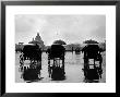 Three Horse Drawn Carriages In Rain Storm by Alfred Eisenstaedt Limited Edition Print