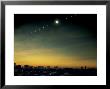 Multiple Exposure Image Of All Stages Of Eclipse Of The Sun Over Winnipeg by Henry Groskinsky Limited Edition Print