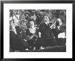 Ronald Reagan And His Wife With Actor Don Defore At An Anti Communist Rally by Ralph Crane Limited Edition Print