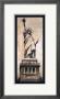 The Statue Of Liberty Against A Cityscape In Smog by John Douglas Limited Edition Print