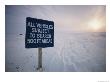 Sign In The Snow by Steve Raymer Limited Edition Print