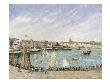 L' Apres-Midi, Soleil, Avant-Port De Dieppe by Camille Pissarro Limited Edition Print