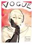 Vogue Cover - November 1930 by Carl Eric Erickson Limited Edition Print