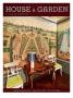 House & Garden Cover - September 1933 by Louis Bouche Limited Edition Print