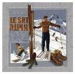 Le Ski Alpin by Bruno Pozzo Limited Edition Print