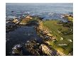 Cypress Point Gol Course Hole 16 And 17 by Stephen Szurlej Limited Edition Print