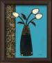 White Flowers Black Vase I by Norman Wyatt Jr. Limited Edition Pricing Art Print
