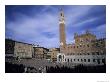 The Piazza Del Campo On A Summer Day With A Few Tourists Around, Siena, Tuscany, Italy by Taylor S. Kennedy Limited Edition Pricing Art Print